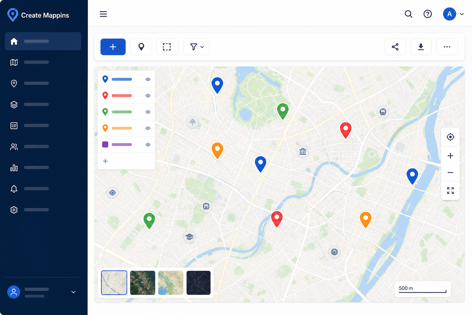 Create Mappins Dashboard